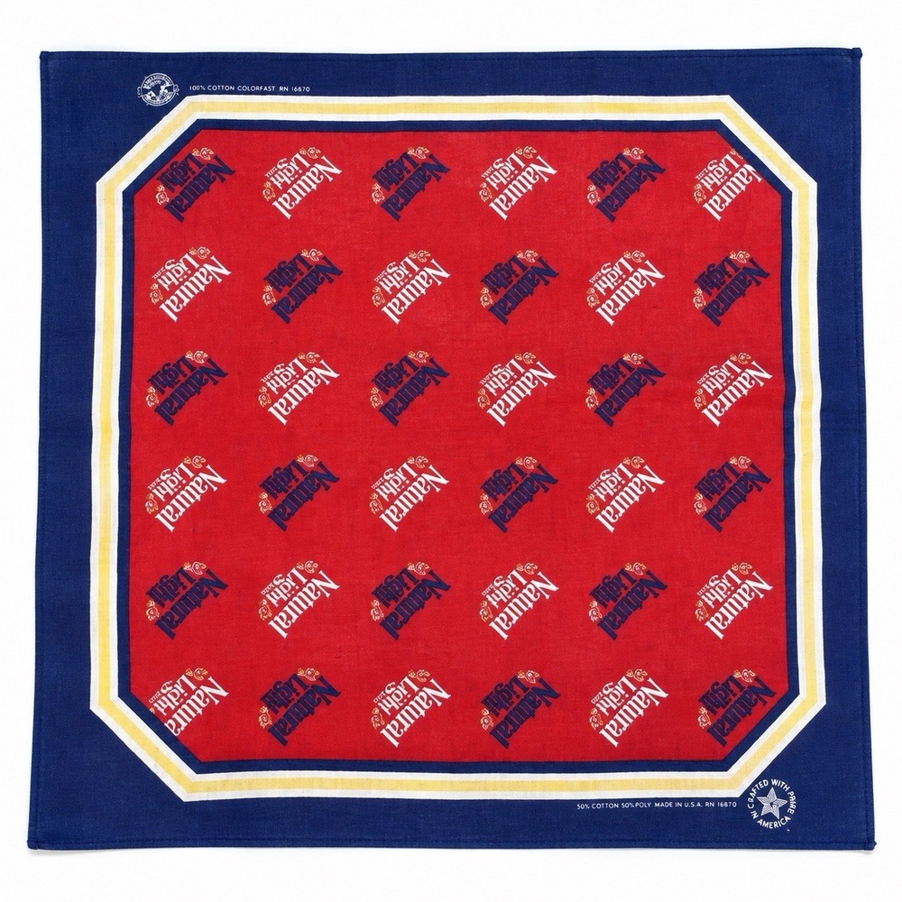 Natural Light Beer Bandana Handkerchief Texas Western Festival Concert Hipster